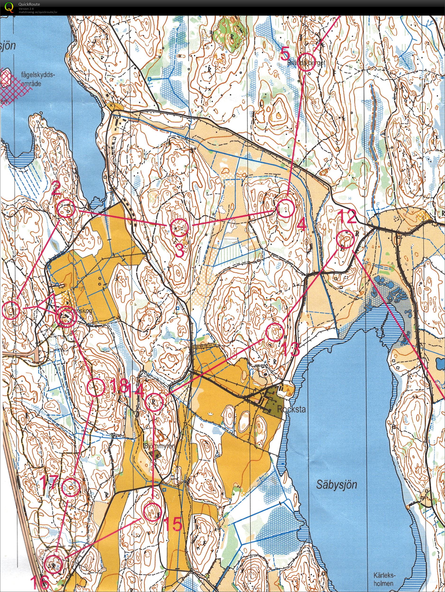 Tisdagsträning: Grovorientering (2024-01-23)
