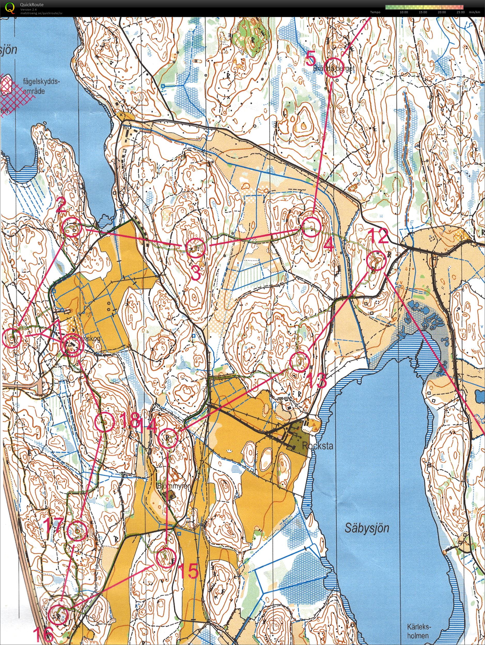 Tisdagsträning: Grovorientering (2024-01-23)