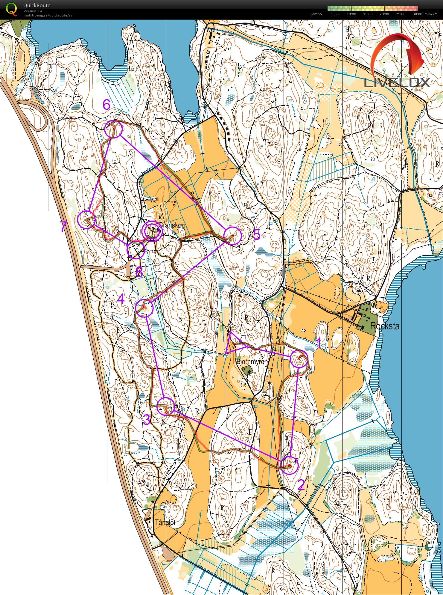 Motionsorientering Granskog (2019-04-11)