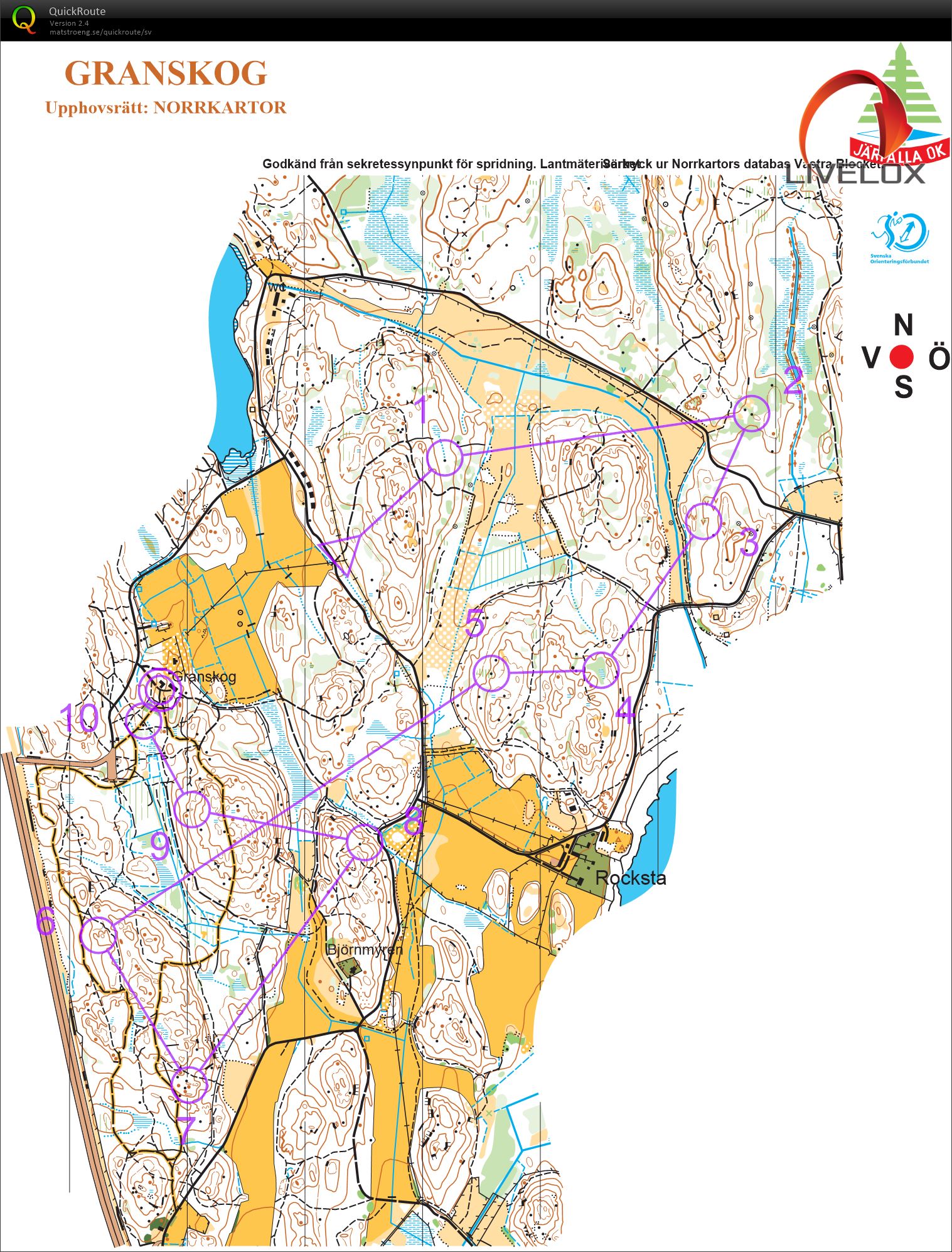 Motionsorientering Granskog (01-05-2021)